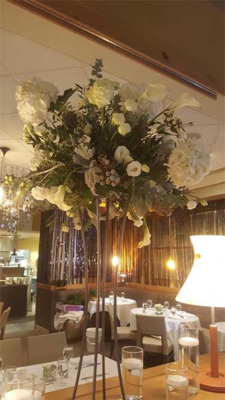 FP wedding flower arrangement
